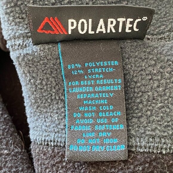 Eastern Mountain Sports POLARTEC Women's Black Gray Half Zip Fleece - Size S - Picture 6 of 7